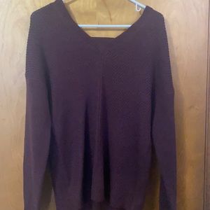 Burgundy sweater